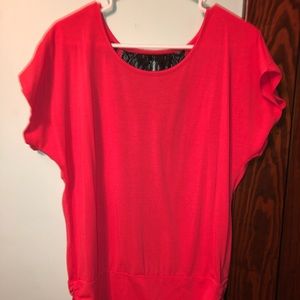 ✌️Last $$💧 Lace, Open Back T-shirt Blouse